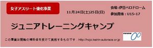 ジュニアトレーニングキャンプ ジュニアトレーニングキャンプ