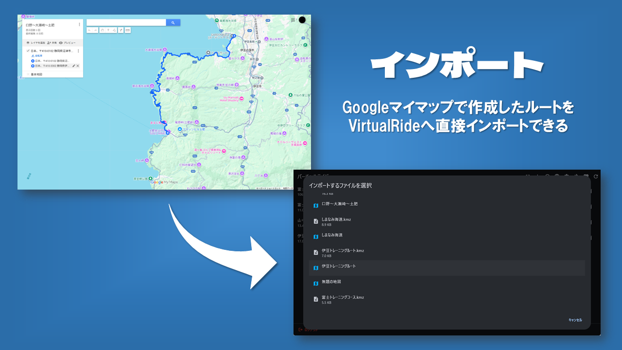 ルートインポートのイメージ